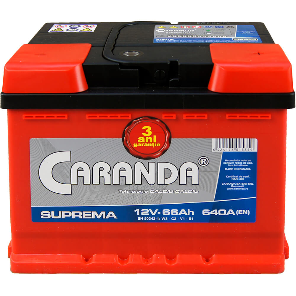Unlike However Complex Baterie auto Caranda Suprema 12V-66Ah – Bateriefoc – Magazinul tau de  baterii